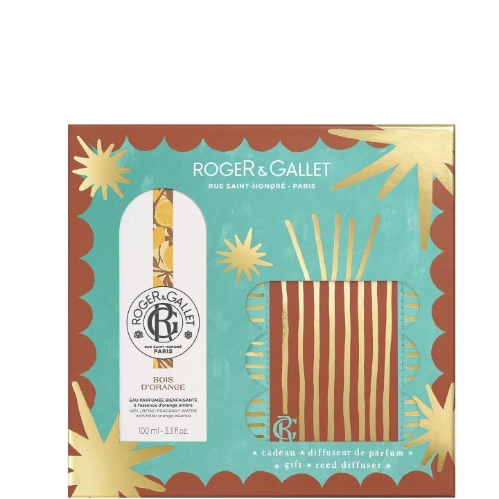 Bois D'Orange Coffret Eau Fraîche Parfumée Bienfaisante - Diffuseur
