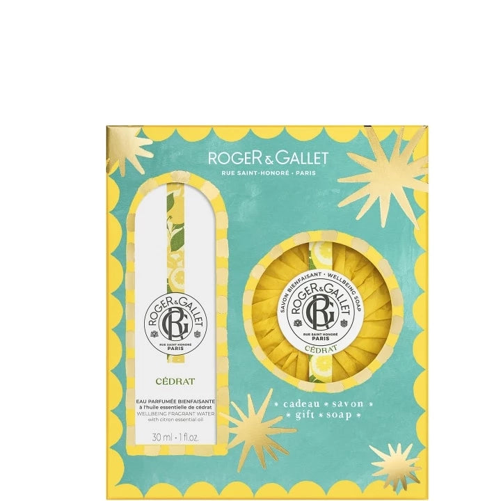 Cédrat Coffret Eau Fraîche Parfumée Bienfaisante