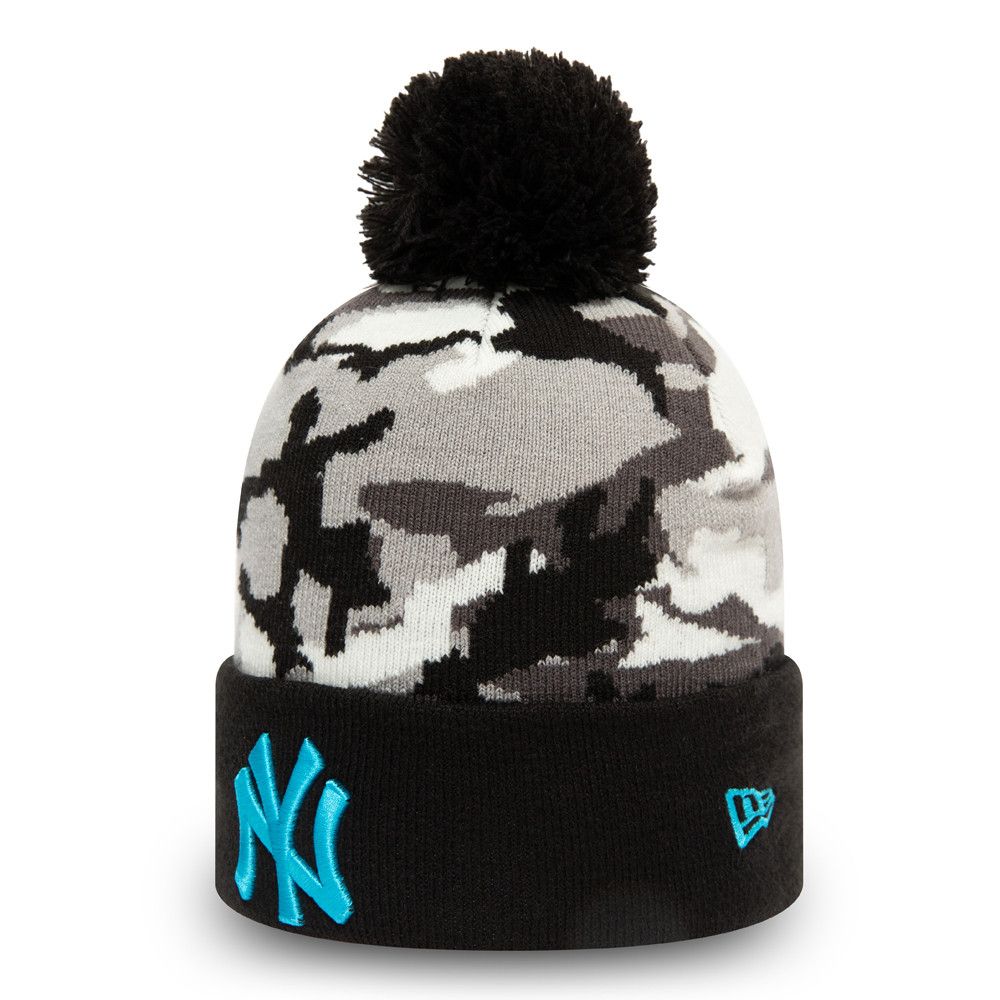 Bonnet New Era Camo Crown Cuff Knit New York Yankees