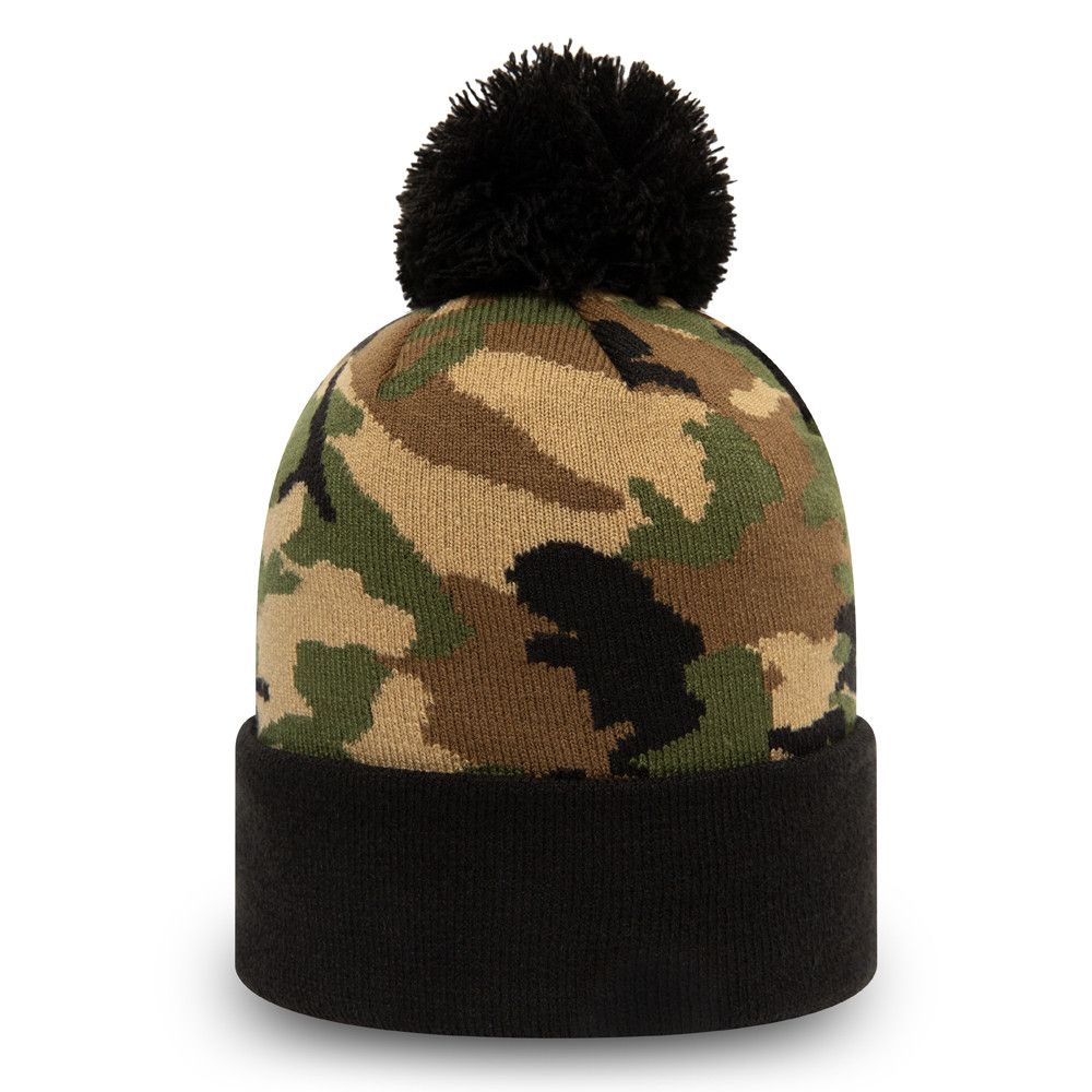Bonnet New Era Camo Crown Cuff Knit New York Yankees