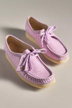 Wallabee - Mauve Croc - Femme