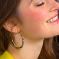 Pendientes de aro anchos Iancura - Multicolor