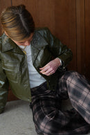 Veste Scarlett Vinyle Kaki