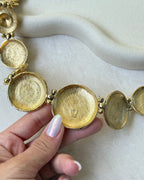 Collar Vintage Yves Saint Laurent - Relieve Martillado Xxl