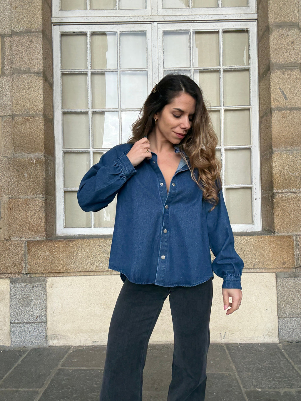 Surchemise en jean Livia