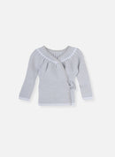 Birth Bra With Ties - Gray