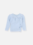 Brassière Naissance À Liens - Bleu Layette