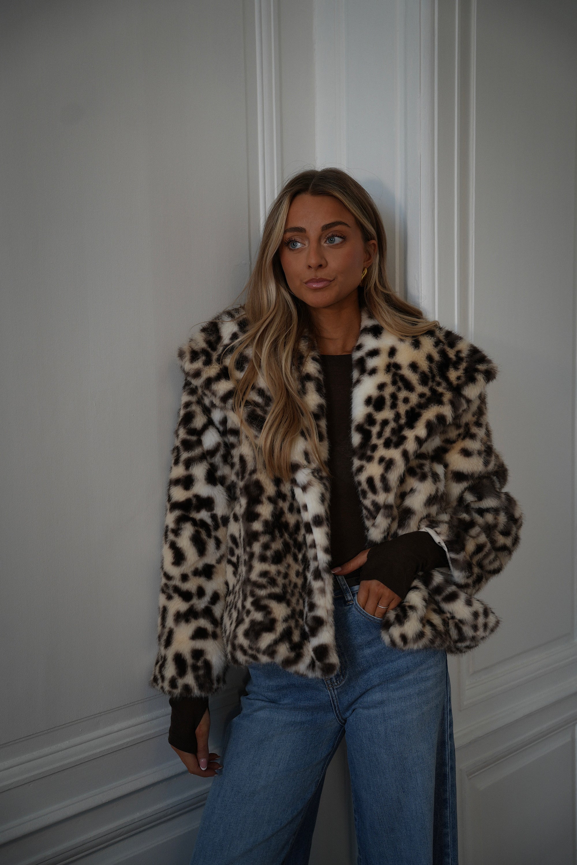 Jina Leopard - Fur Coat
