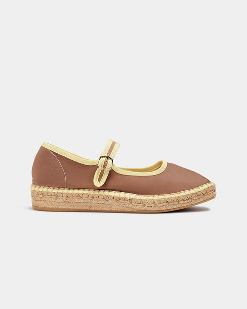 Espadrilles Peonia Marron Vainilla