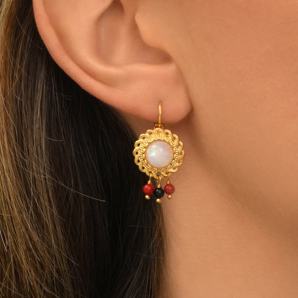 Arizona Dream Sleeper Earrings - White