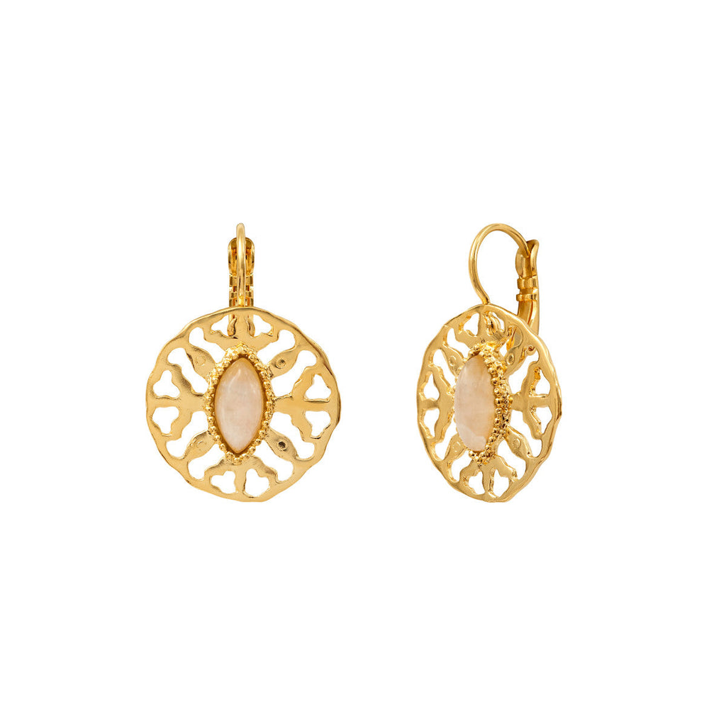Arizona Dream Sleeper Earrings - White