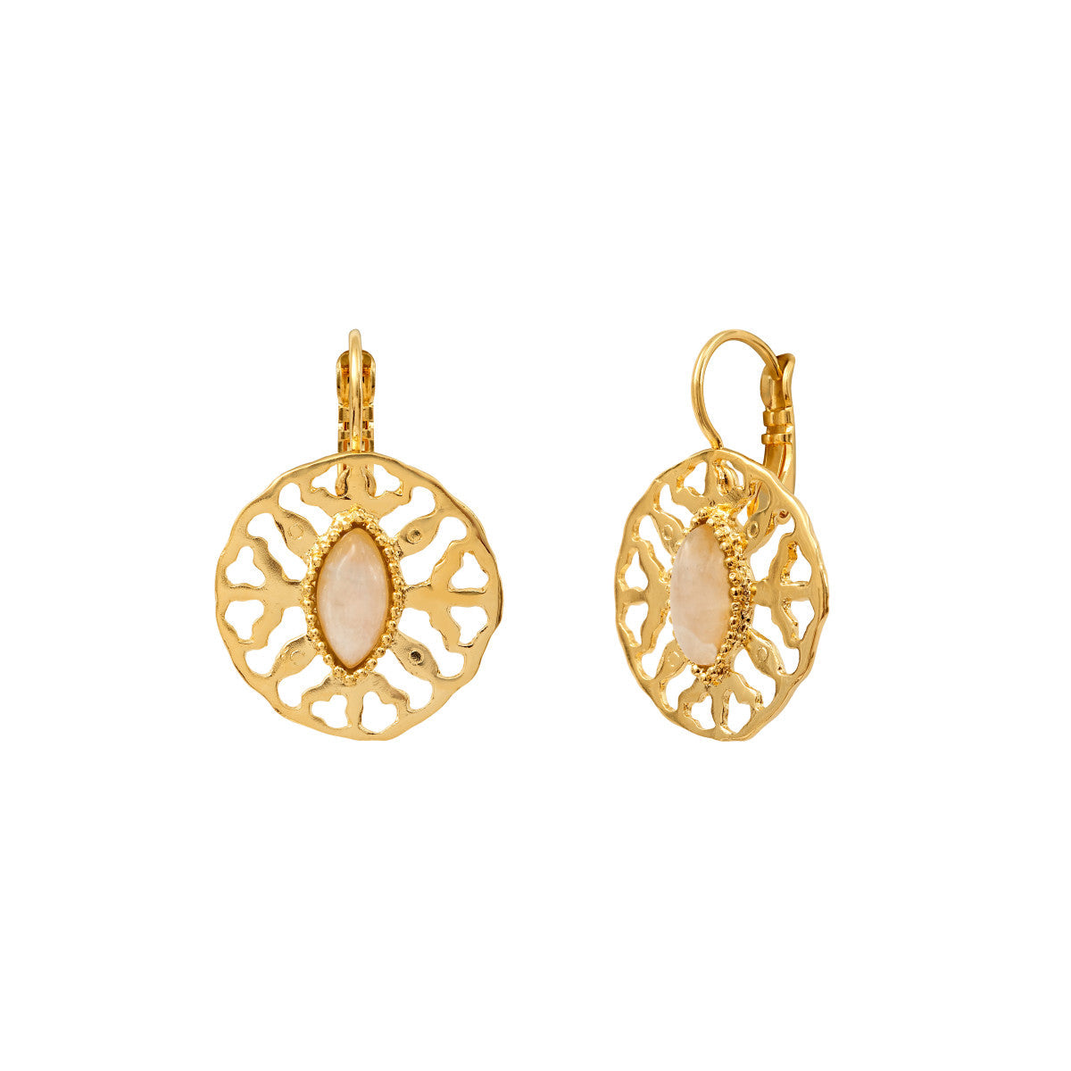 Arizona Dream Sleeper Earrings - White