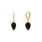 Arizona Dream Hoop Earrings - Black