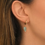 Pendientes de Aro Arizona Dream - Verdes