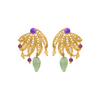 Pendientes Tallo Arizona Dream - Violetas