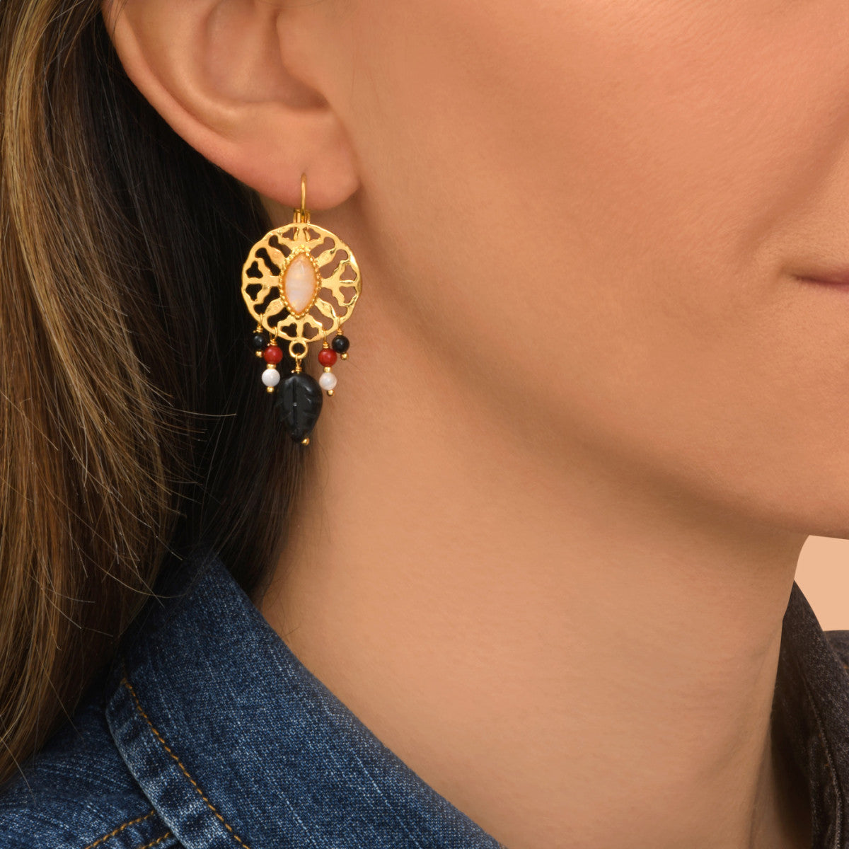 Arizona Dream Sleeper Earrings - Black