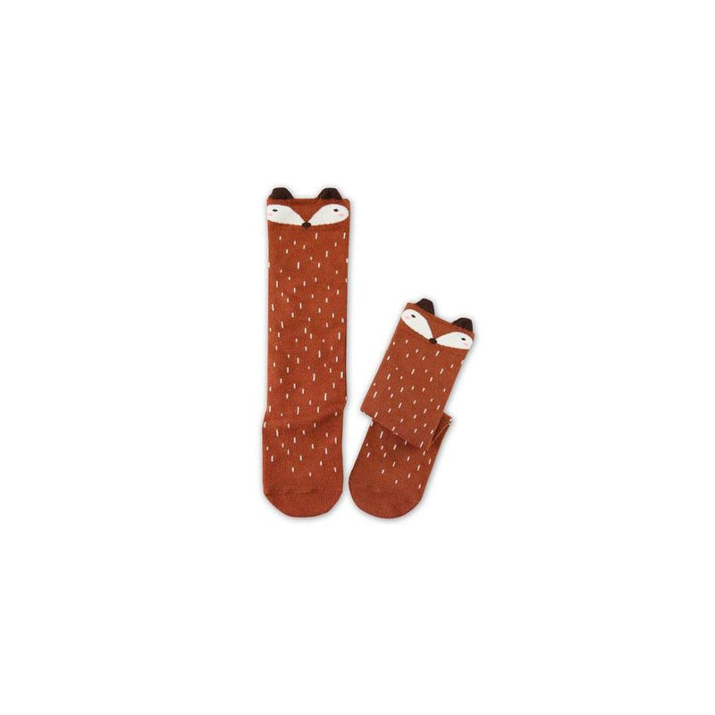 Chaussettes Hautes Singe - Marron - Mixte