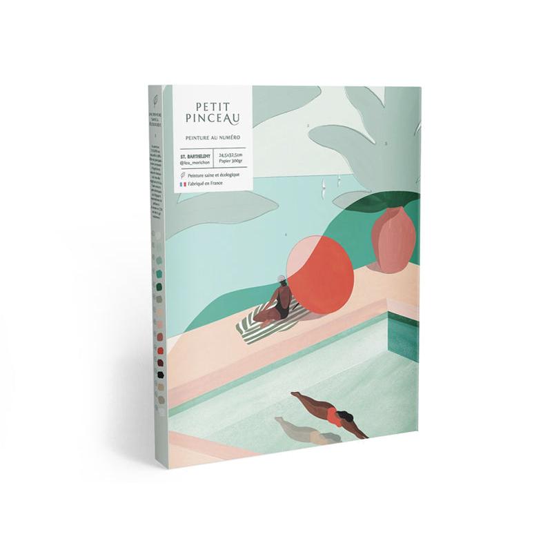 Acheter Coffret peinture au numéro - Petit Pinceau - St Barthélemy par Léa Morichon - 22,99 € en ligne sur La Petite Epicerie...