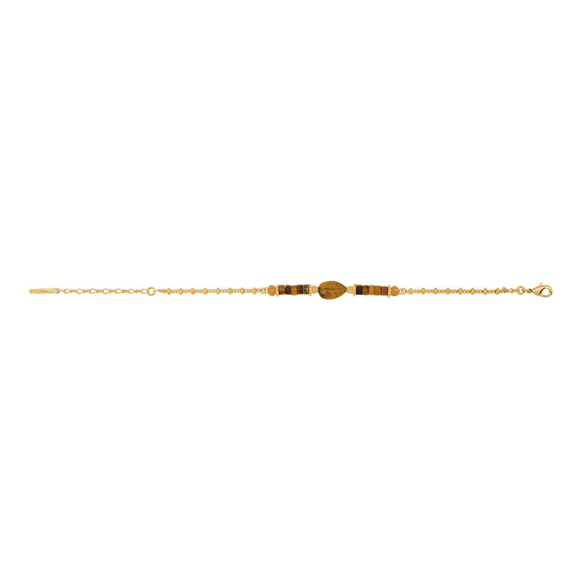 Arizona Dream Adjustable Fine Leaf Bracelet - Gold