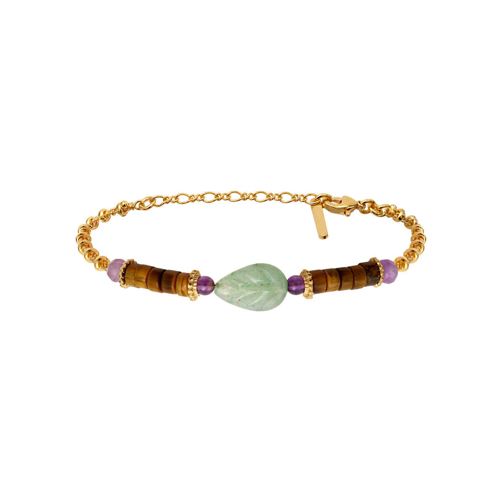 Pulsera Fina Ajustable Arizona Dream - Verde