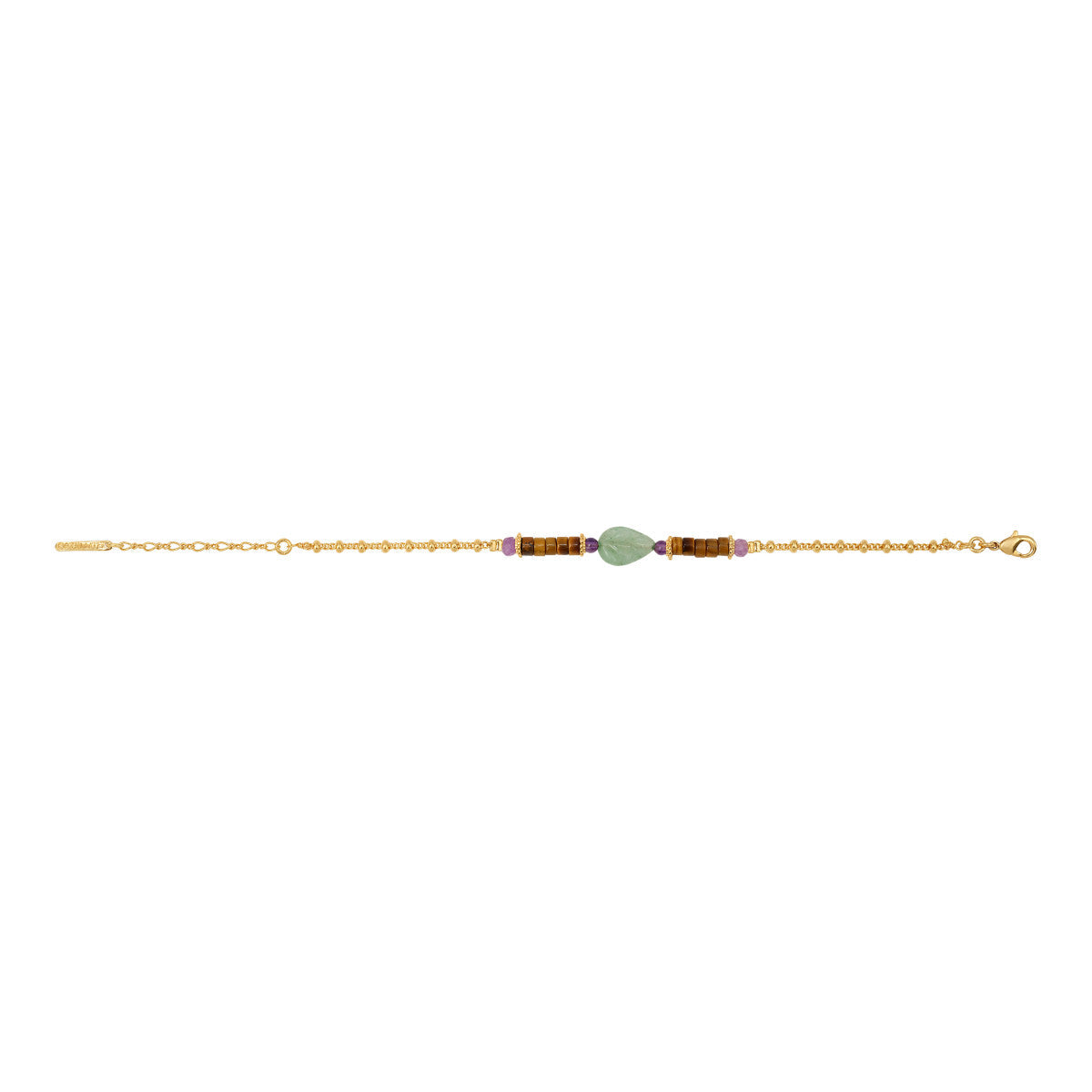 Pulsera Fina Ajustable Arizona Dream - Verde