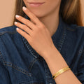Pulsera Rígida Ajustable Arizona Dream - Dorada