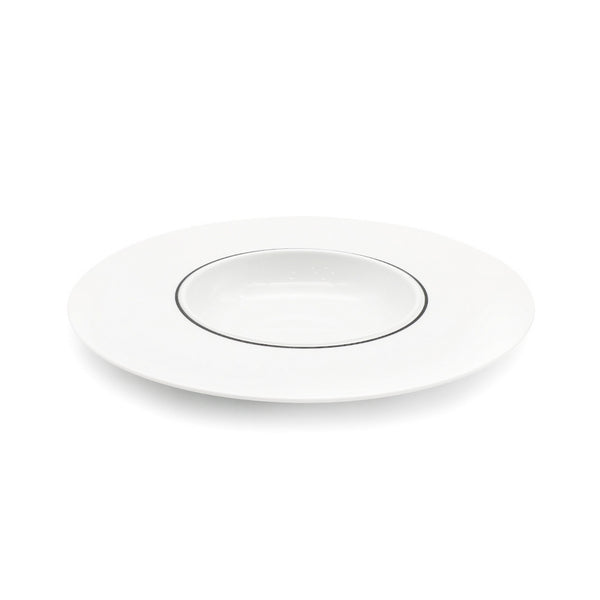 Ligne - Fauchon - 6 piatti fondi - 30 cm - Bianco