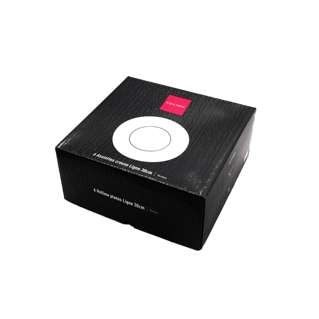 Línea - Fauchon - 6 platos hondos - 30 cm - Blanco