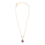 Collar Colgante Ajustable Babylone - Violeta