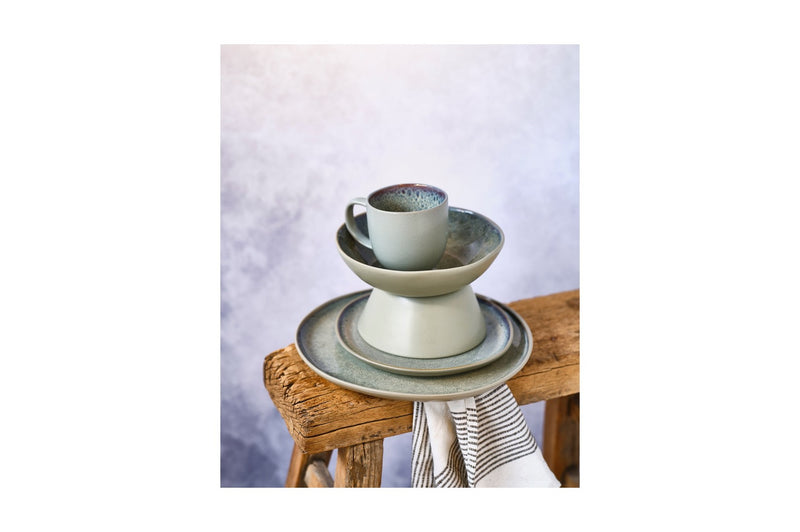 Lot De 6 Tasses En Grès - Oona Sand - Vert