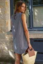 Navy/White Stripe Sistine Dress