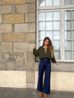 Charlie khaki cardigan