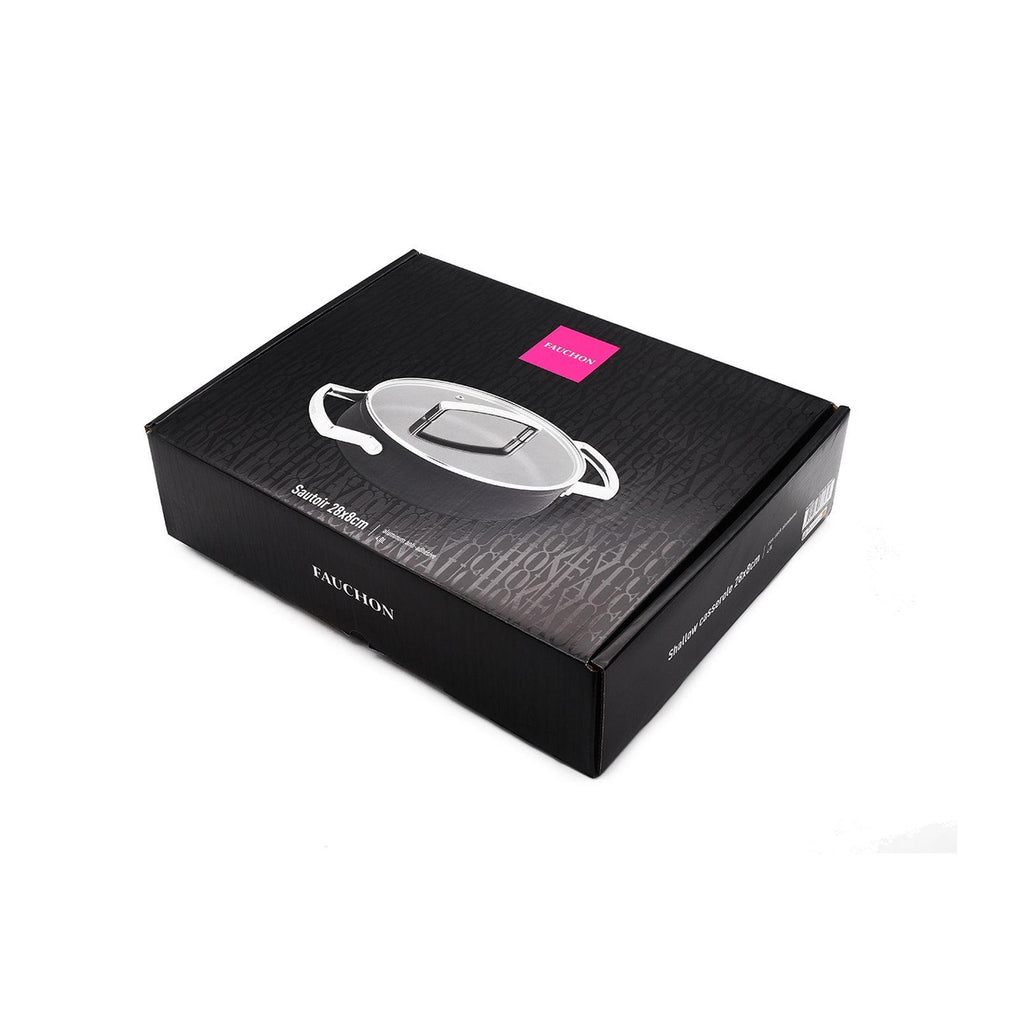 Signature - Fauchon - Rustidera 28x8 cm Antiadherente Aluminio Signature 4,0 L - Negro