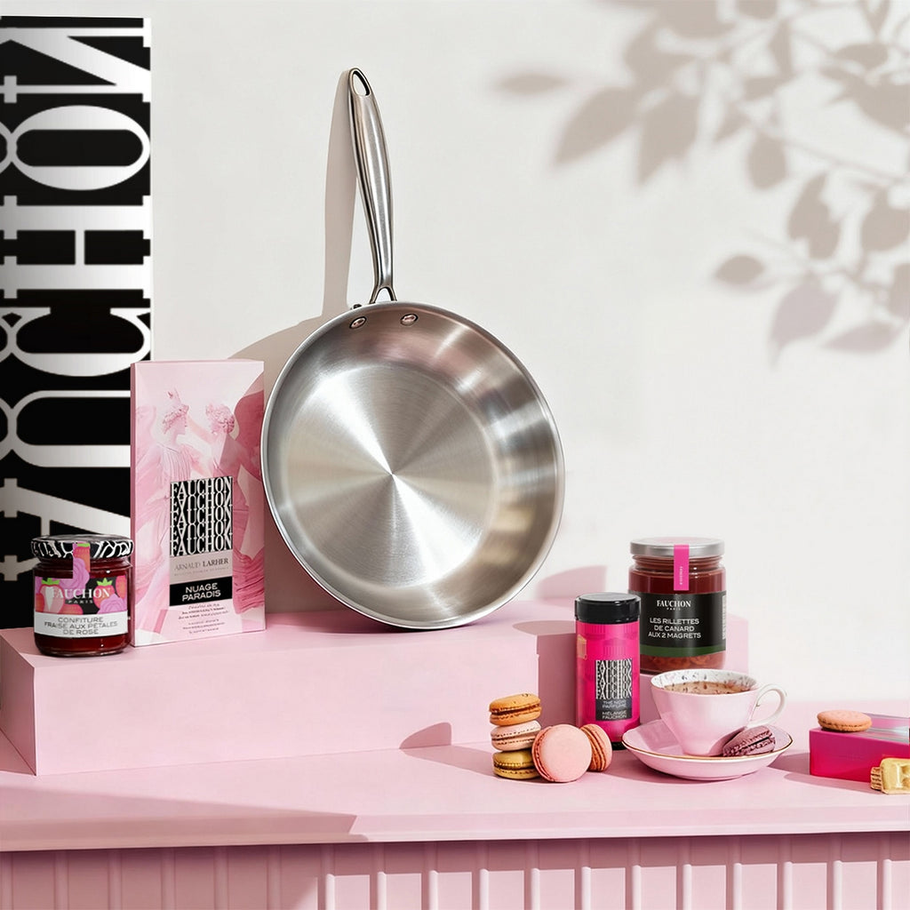 Fauchon - Sartén Triplex 20 cm Inducción - Plateado
