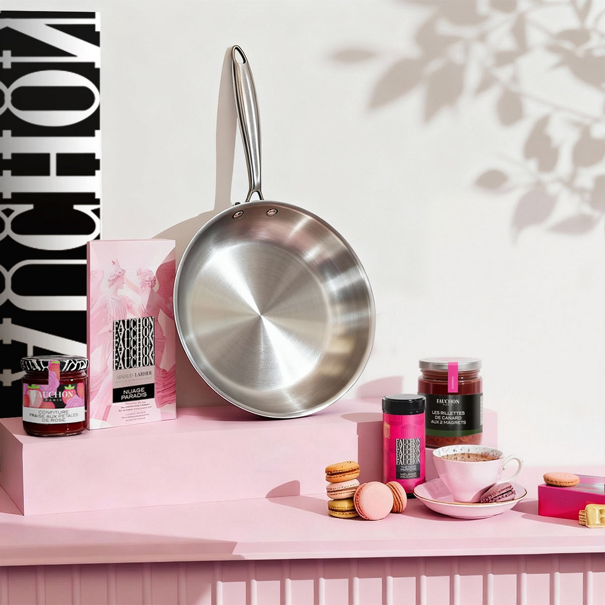 Fauchon - Sartén Triplex 20 cm Inducción - Plateado