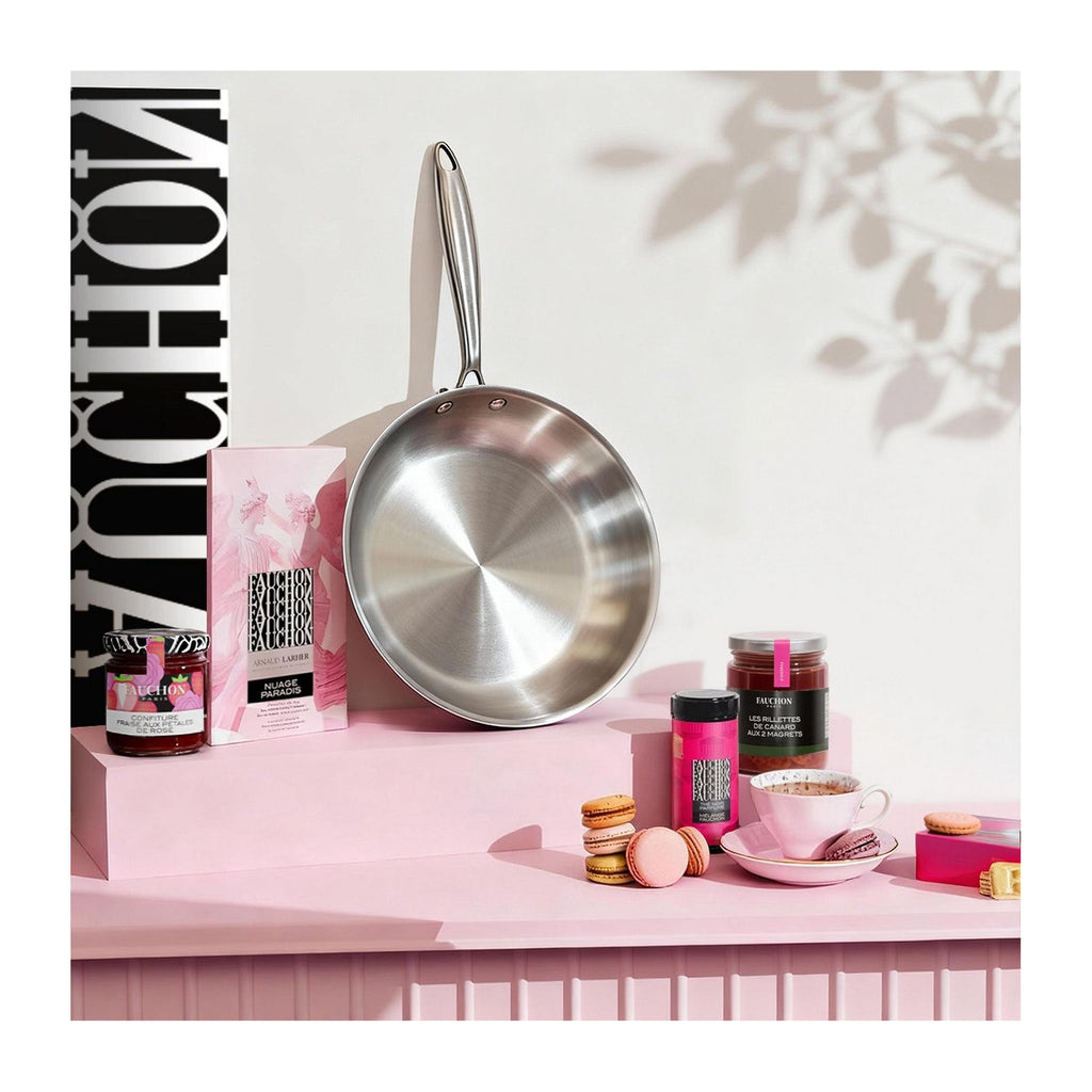 Fauchon - Triply Induction Frying Pan - Silver