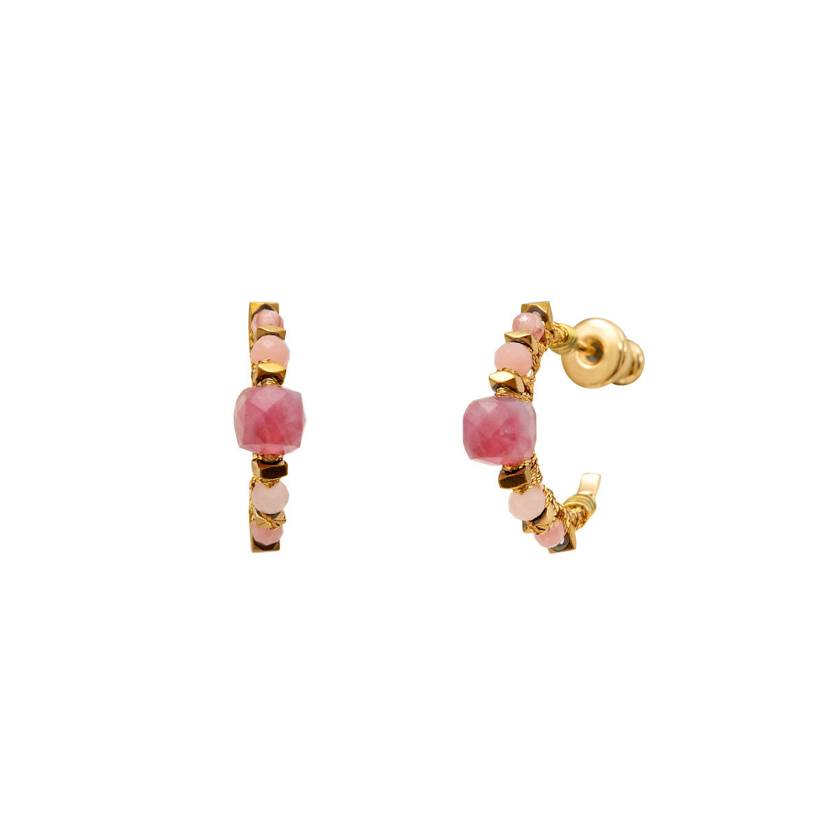 Orecchini a cerchio Iancura - Rosa