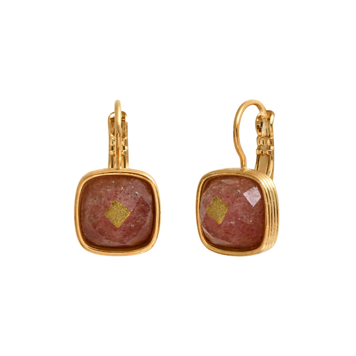 Pendientes Dormilonas Babylone - Rosas