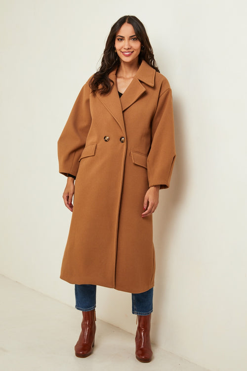 Coat 9554 - Camel