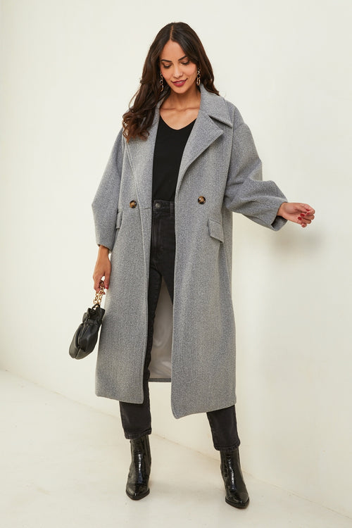 Coat 9554 - Grey
