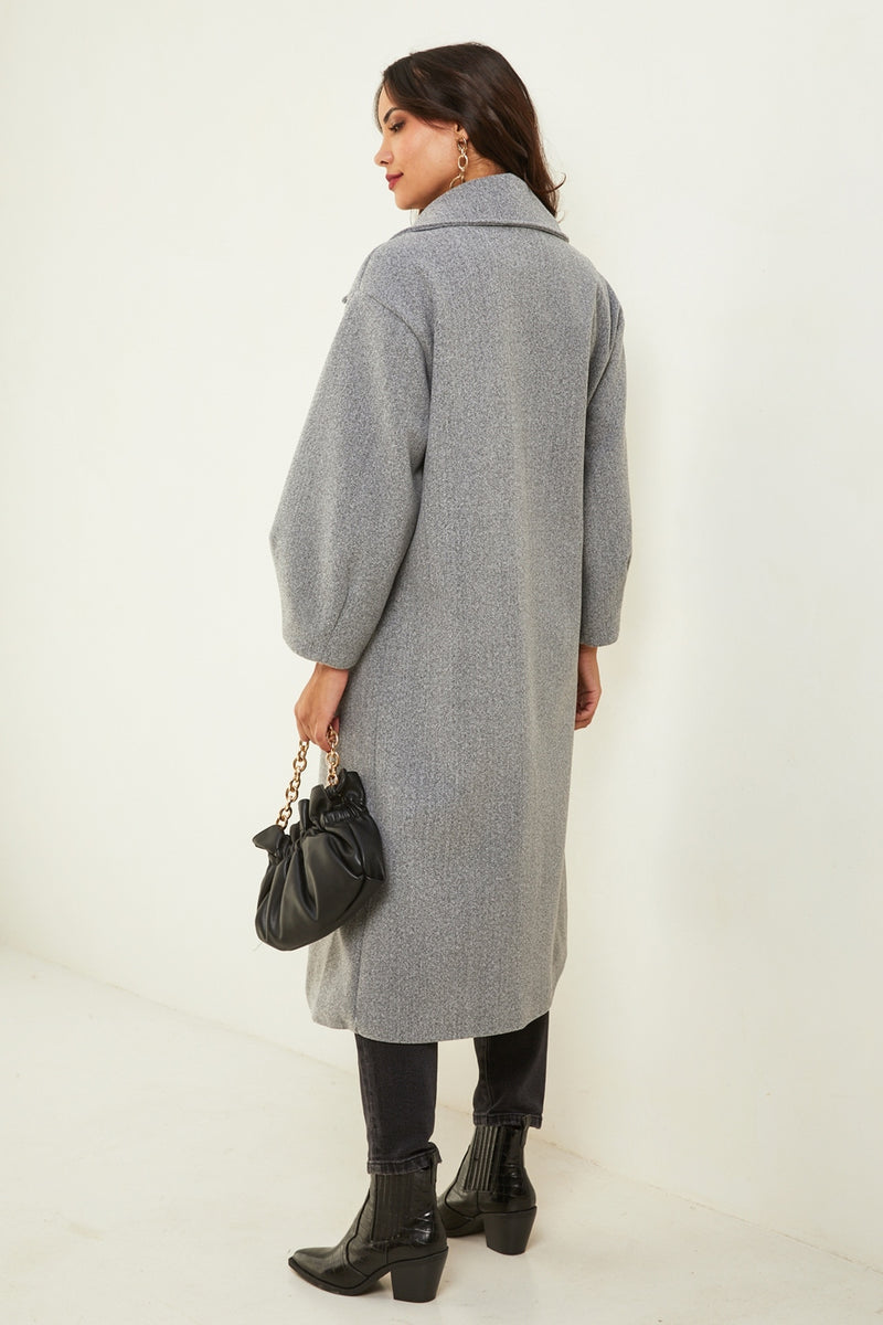 Coat 9554 - Grey