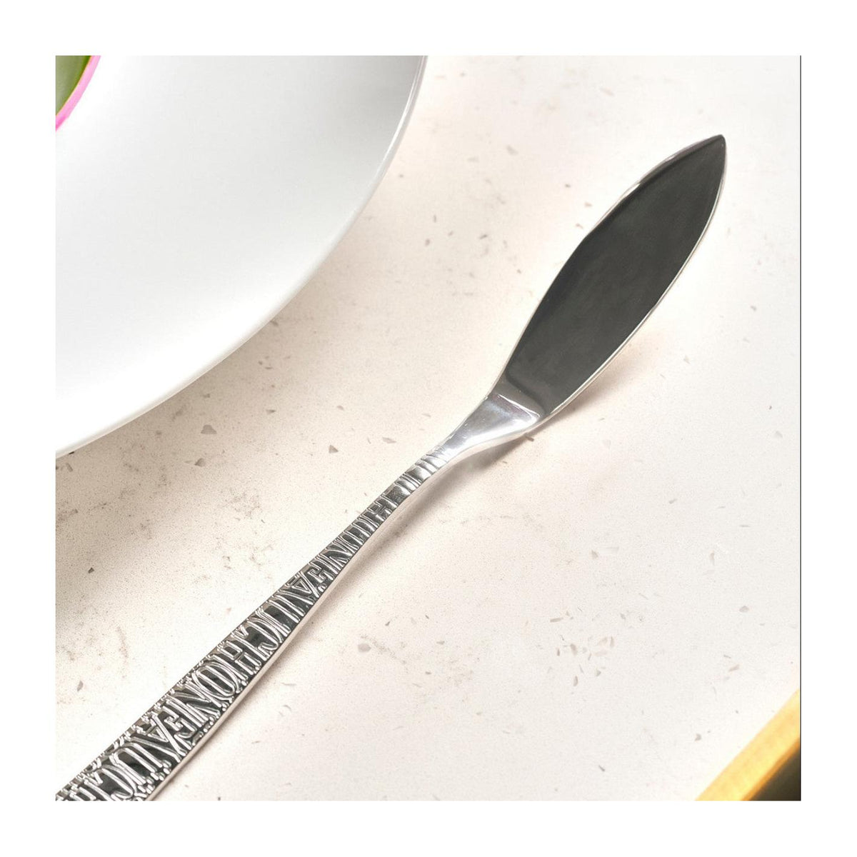 Signature - Fauchon - Coffret De Service Poisson 12 Pièces - Argent