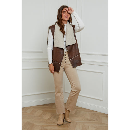 Gilet Sans Manches - Choco