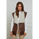 Gilet Sans Manches - Choco