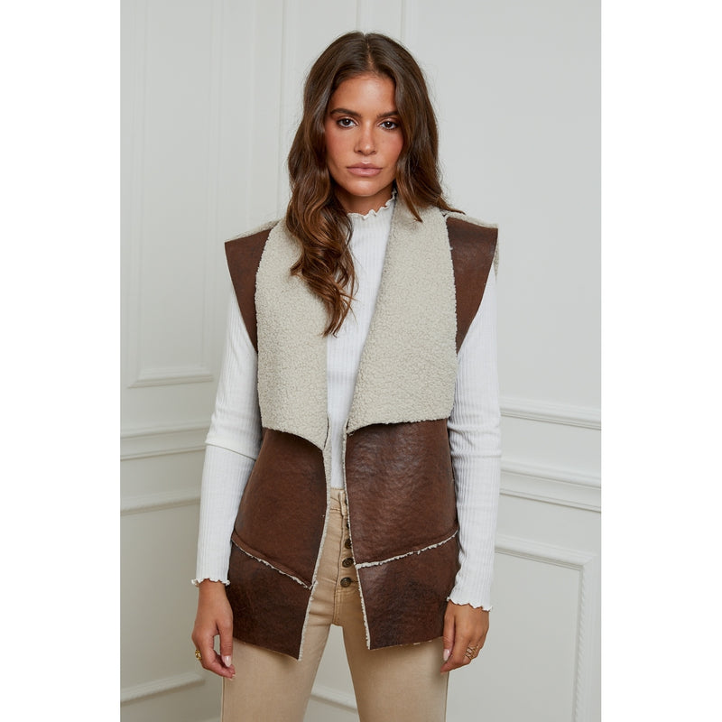 Gilet Sans Manches - Choco