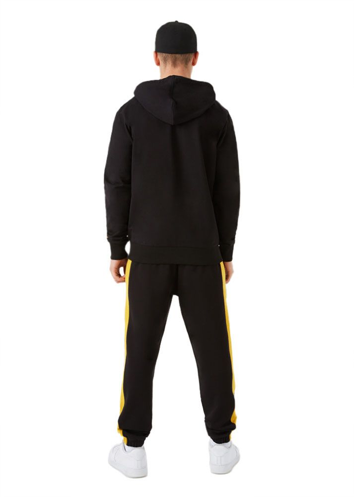 Sweat New Era Logo Black Zip Up La Lakers