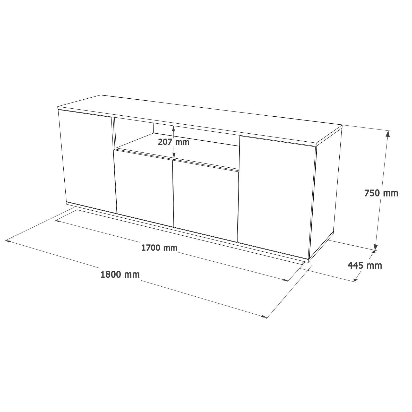 Consoles Fr15-Aw - Pin Atlantique / Blanc