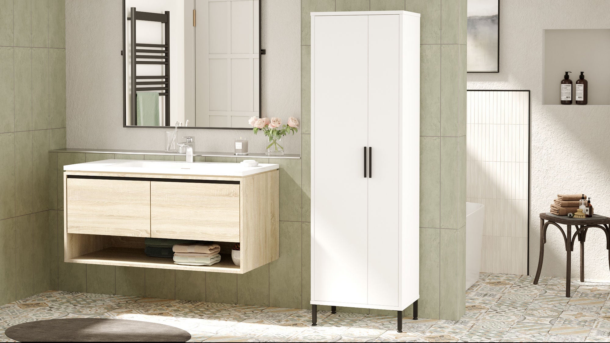 Meubles Polyvalents Dy1-W - Blanc