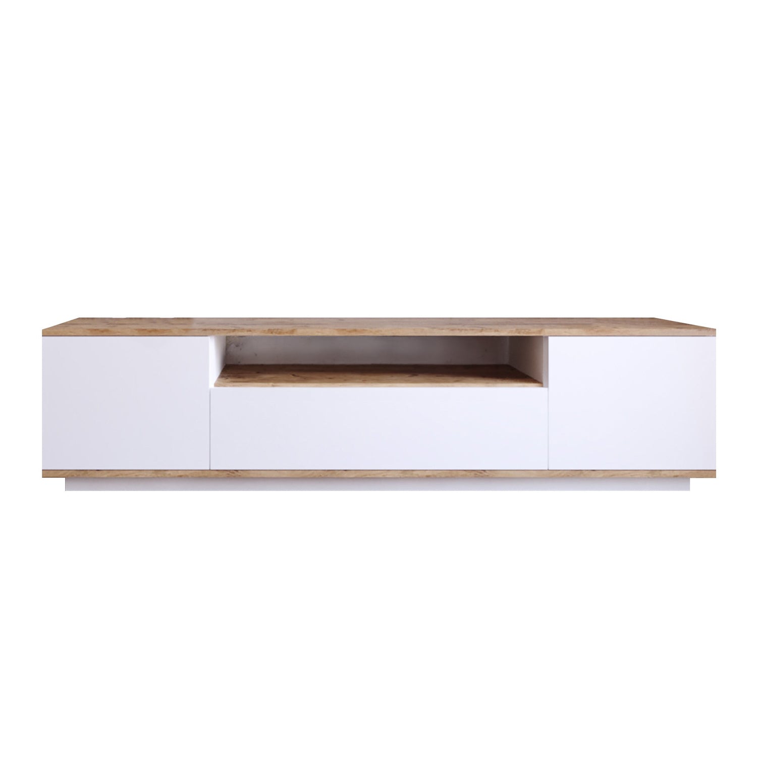Meubles Tv Fr7-Aw - Pin Atlantique / Blanc