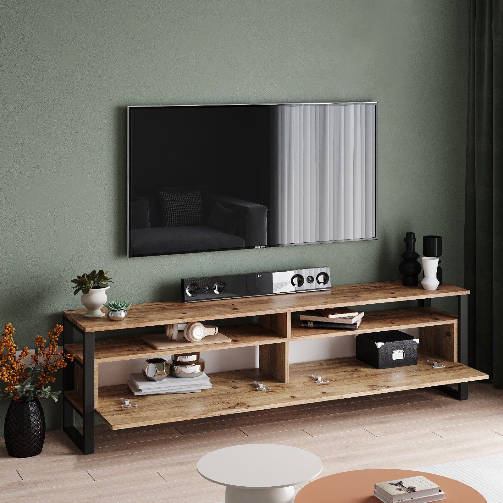 Meubles Tv Ml19-A - Pin Atlantique
